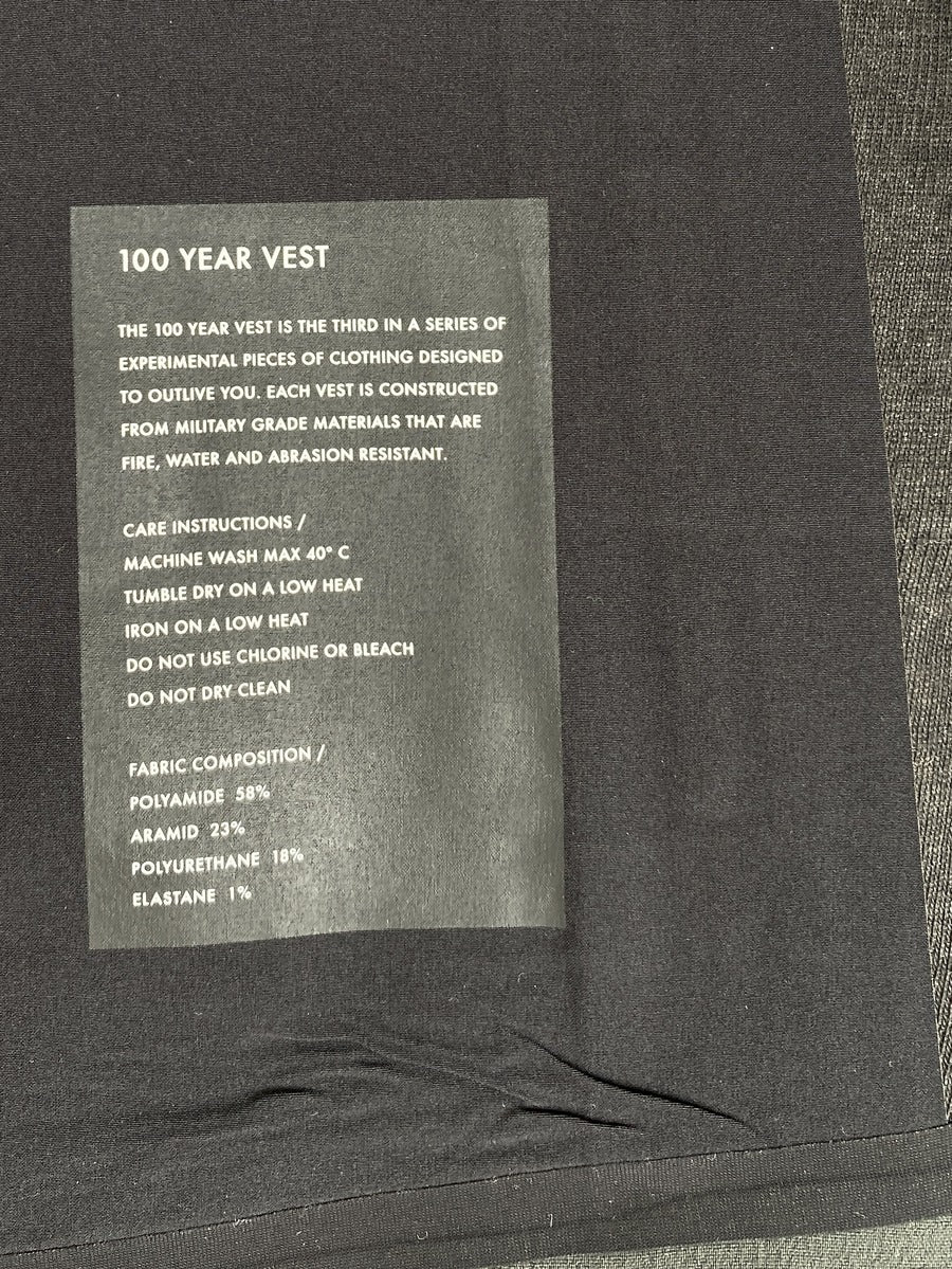 Vollebak 100 Year Vest (M/L)