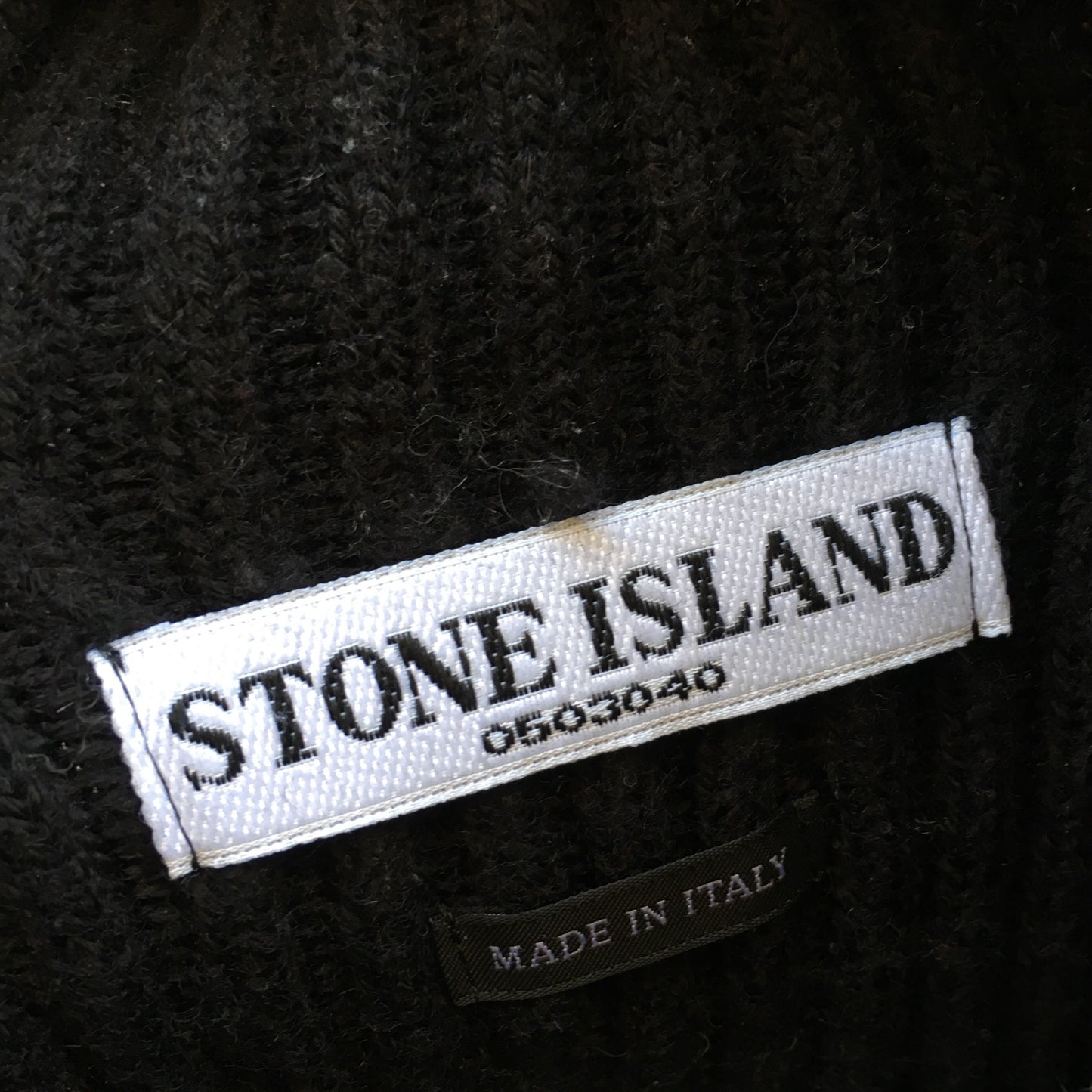 Stone Island AW 2005 Half Zip Wool Knit - S/M