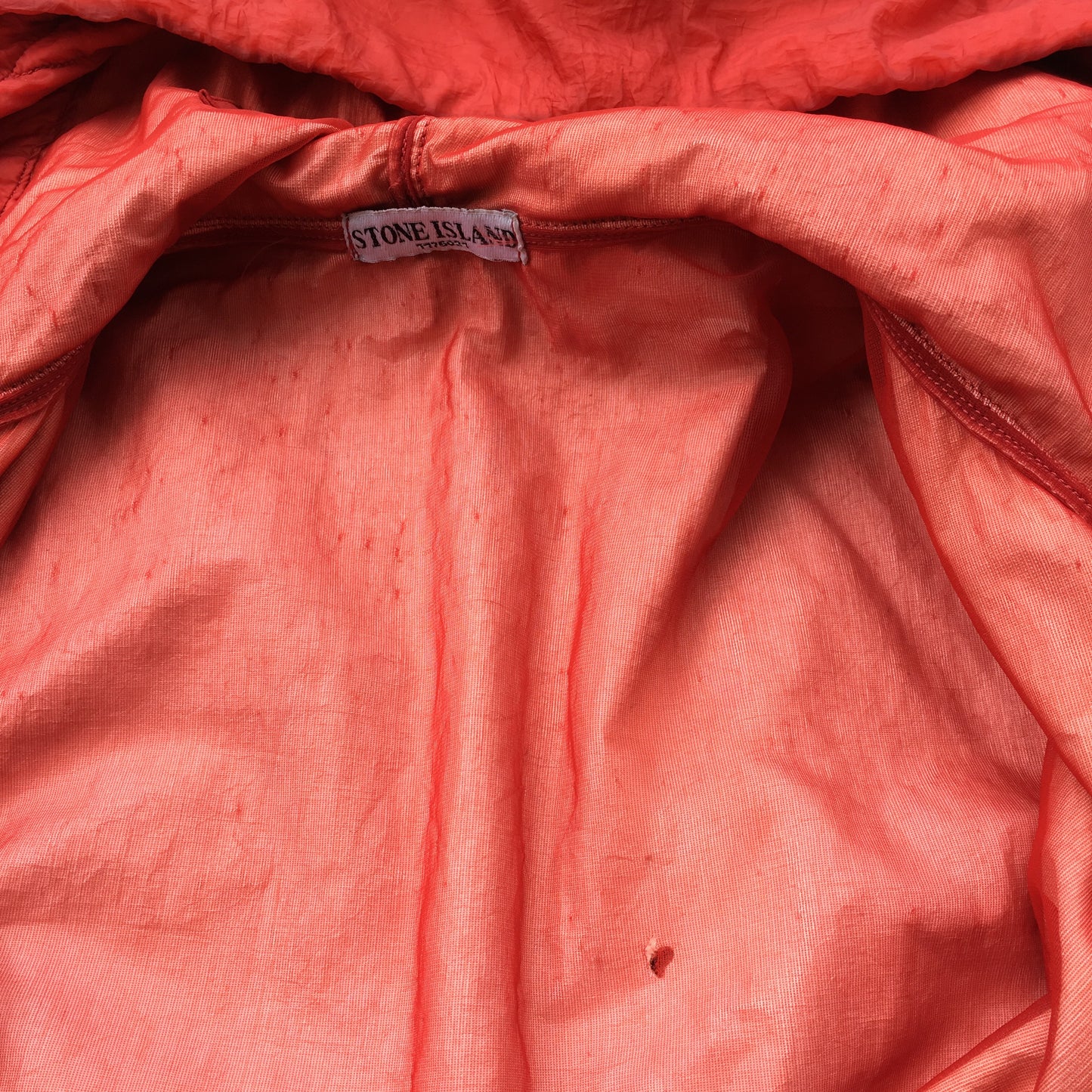 Stone Island SS 2008 Superlight Resined Nylon Hooded Jacket - S/M
