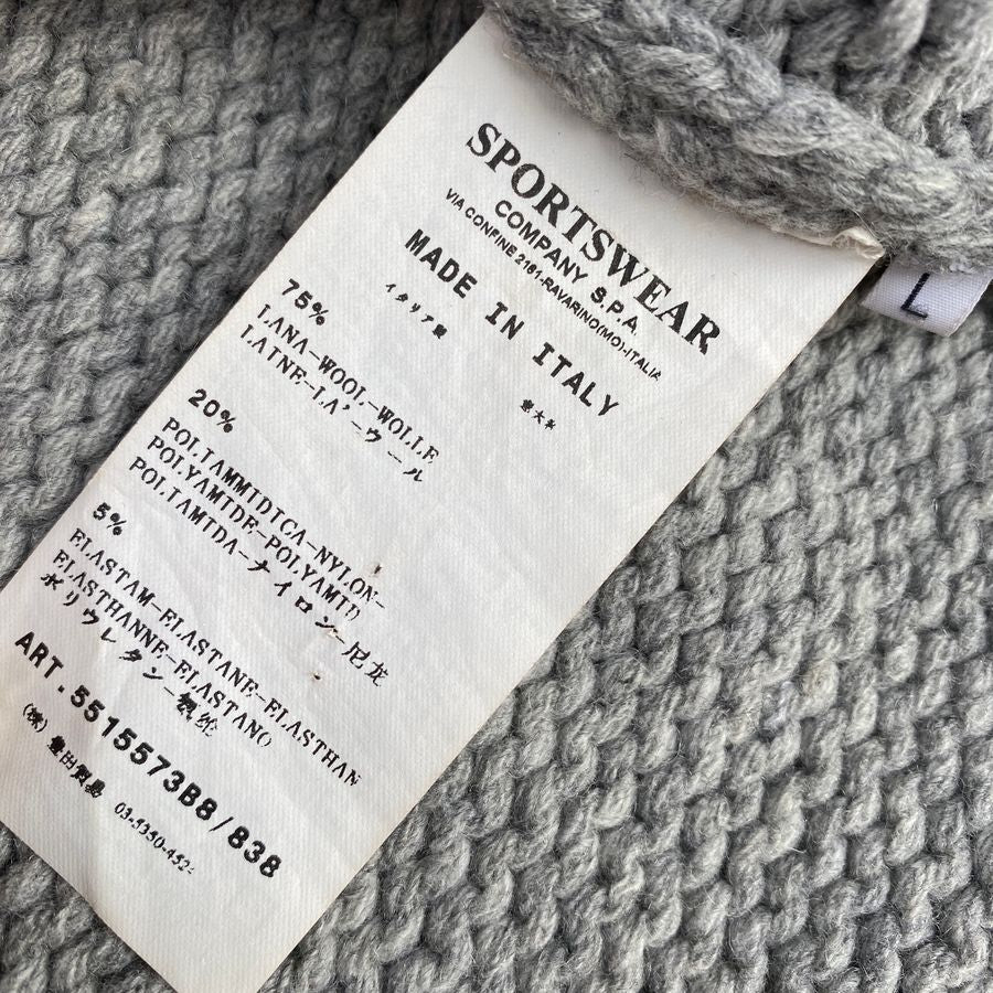 Stone Island AW '11/'12 Hooded Wool Knit (L)