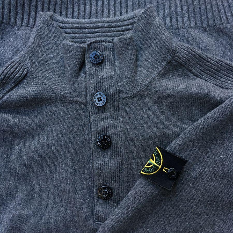 stone-island aw 2012 knit sweater grey