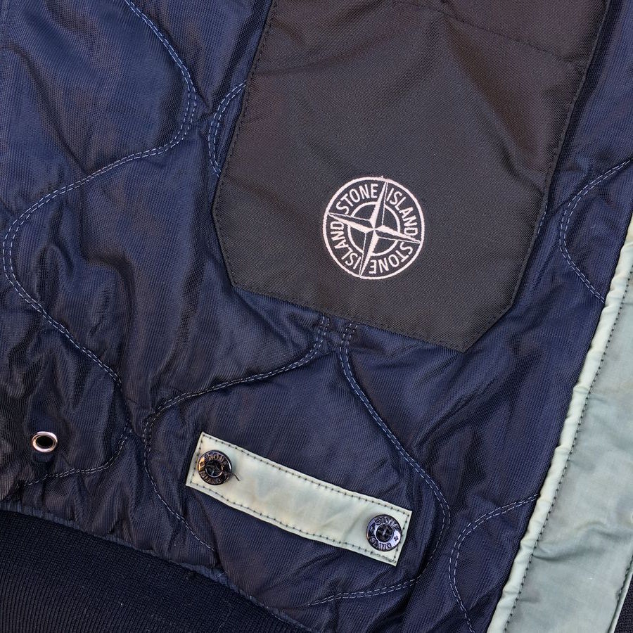 Stone Island AW 2013 Mussola Gommata Bomber Jacket (XS/S)