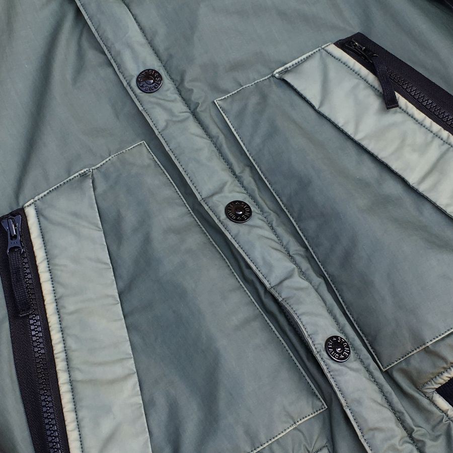 Stone Island AW 2013 Mussola Gommata Bomber Jacket (XS/S)