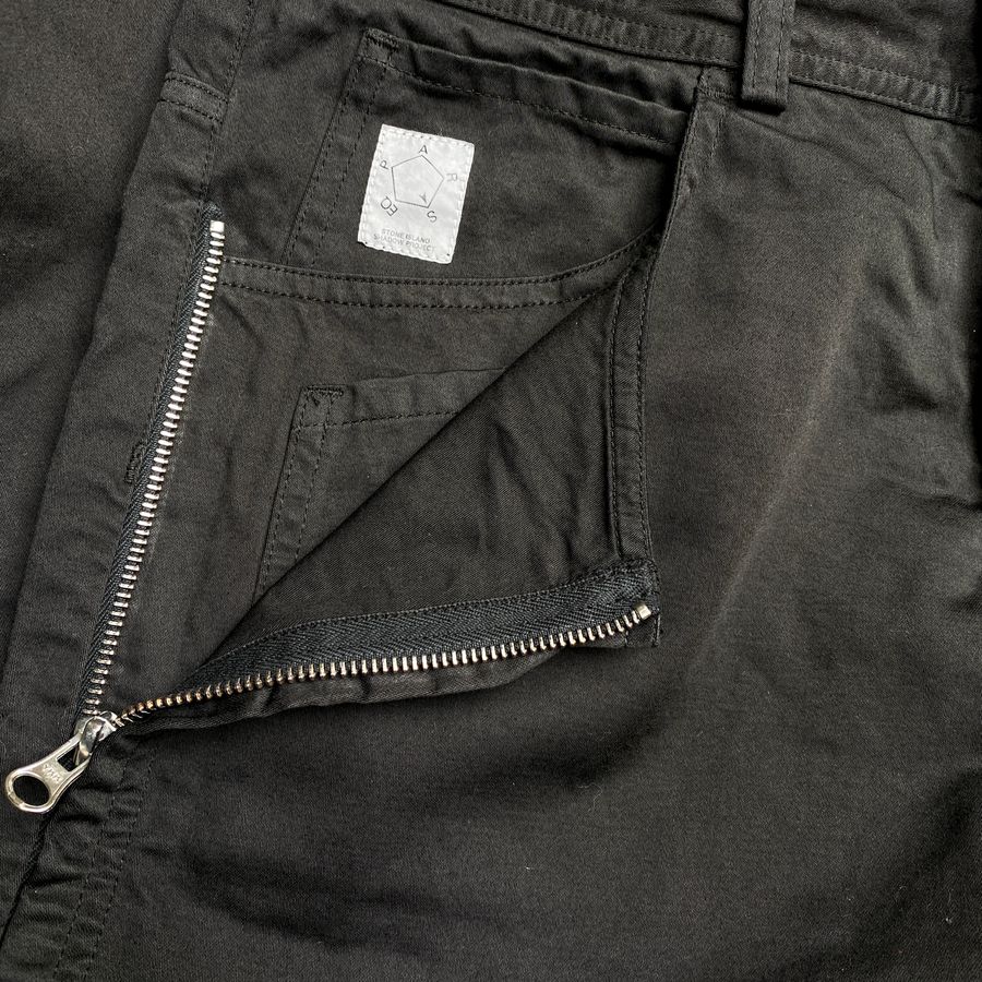 stone island shadow jeans with zip