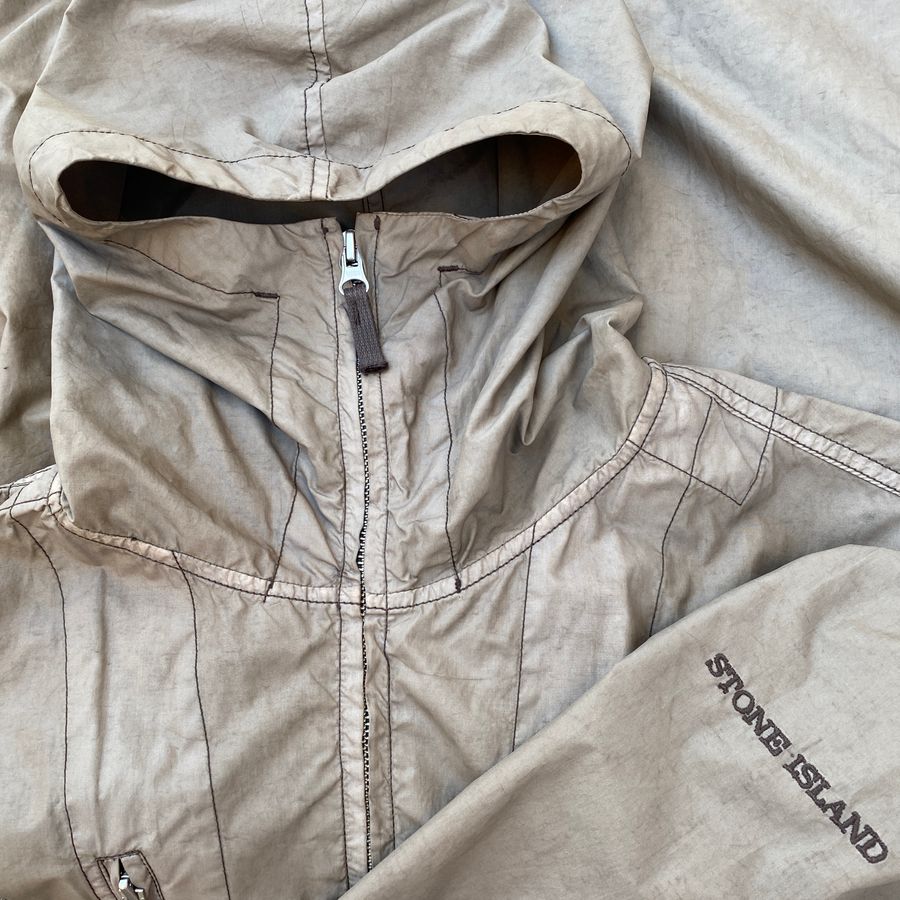 stone island vintage spell out logo 2002