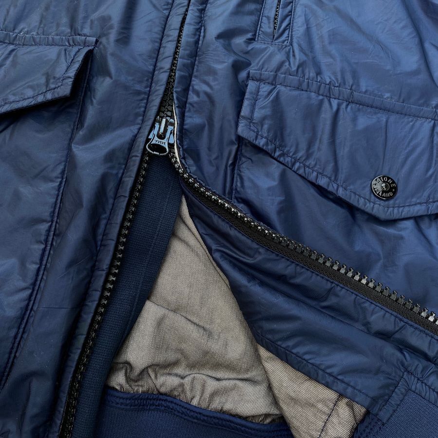 Stone Island SS '12 Micro Rip Stop 7 Den / Tyvek® Shield Bomber Jacket (M/L)
