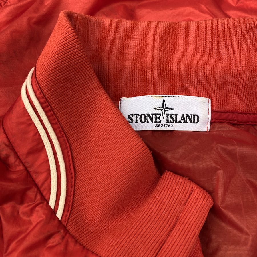 Stone Island SS '13 Micro Rip Stop 7 Den / Tyvek® Shield Bomber Jacket (L/XL)