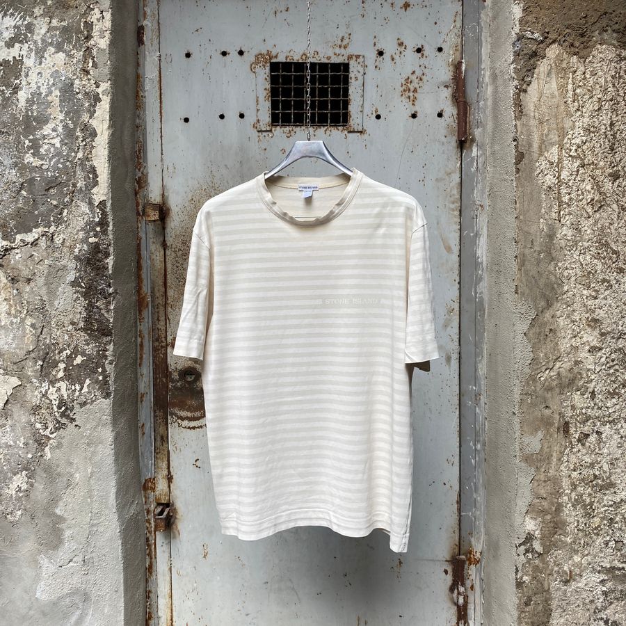 stone island ss 2002 t-shirt striped