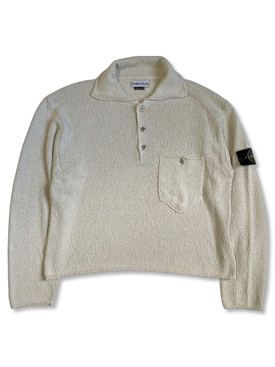 Stone Island Half Button Knit (XS)