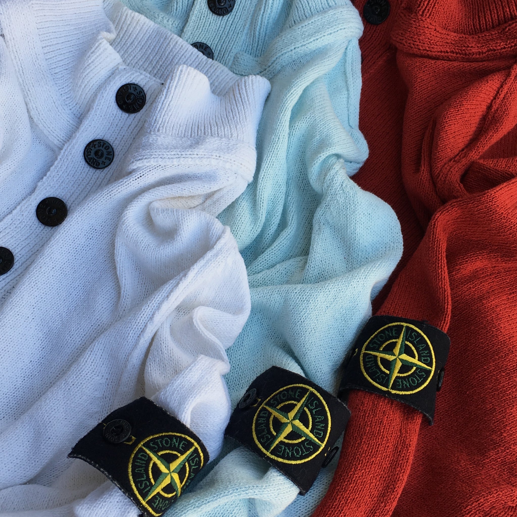3 PACK: Stone Island SS Half Button Sweater (XL/XXL)