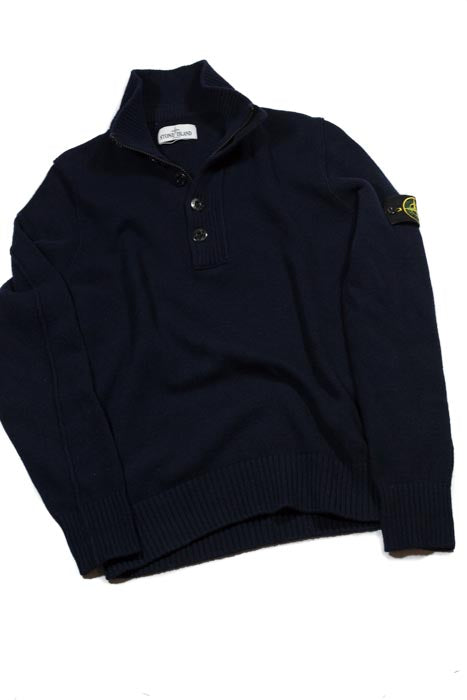 Stone Island AW 2013 High Neck Half Zip Knit - M/L