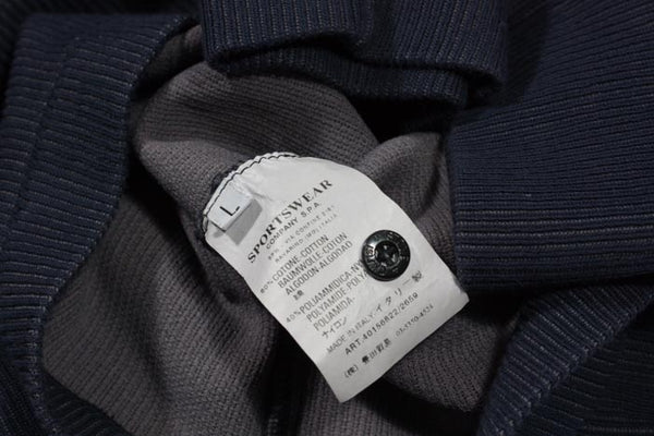 Stone Island SS 2004 Half Button Ribbed Knit - M/L