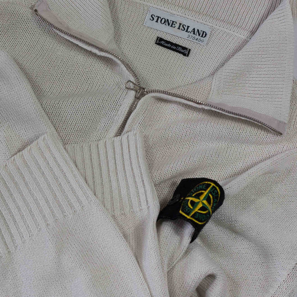 Stone Island SS 2002 Quarter Zip Knit - S/M