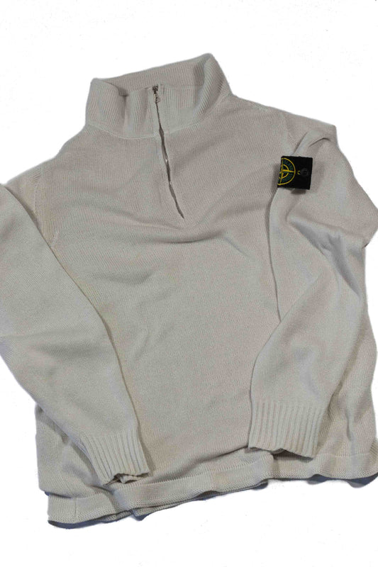 Stone Island SS 2002 Quarter Zip Knit - S/M