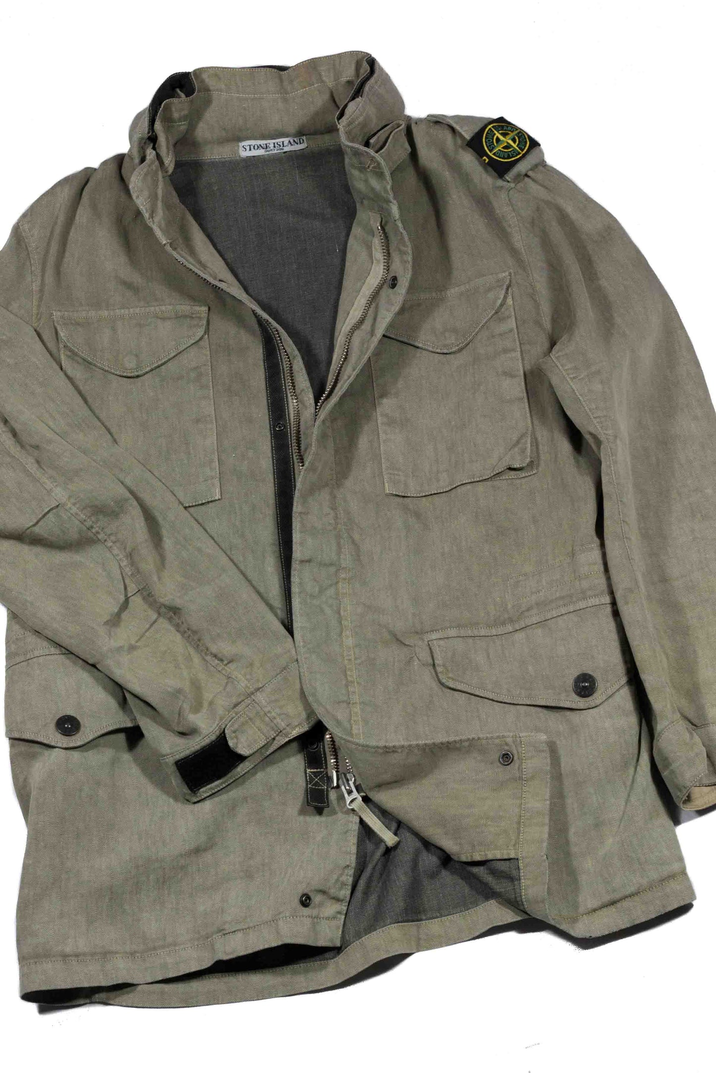 Stone Island SS 2007 Linoflax Field Jacket - L
