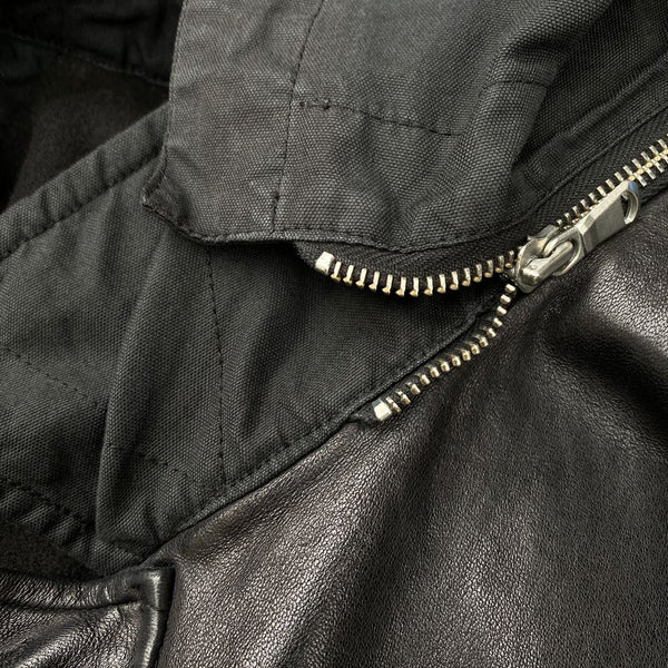 C.P. Company AW '05/'06 Mille Miglia Leather Goggle Jacket (M/L)