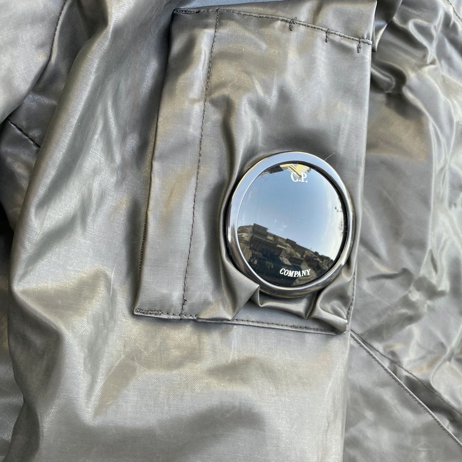 large lens on cp company jacket