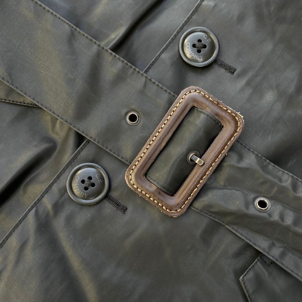 C.P. Company AW '14/'15 Rubberised Cotton Trench Coat (L)