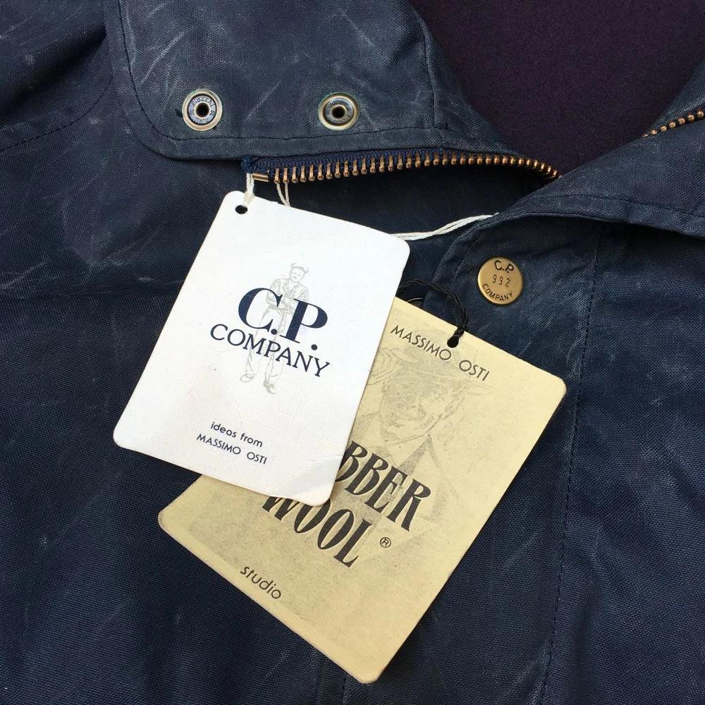cp company rubber wool tags