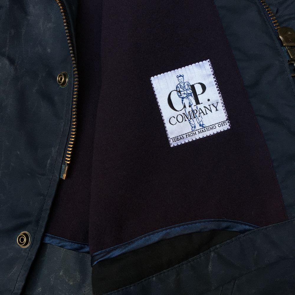 cp company ideas from massimo osti label inside jacket