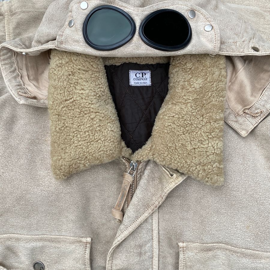 C.P. Company AW '03/'04 Moleskine Mille Miglia Goggle Jacket (M)