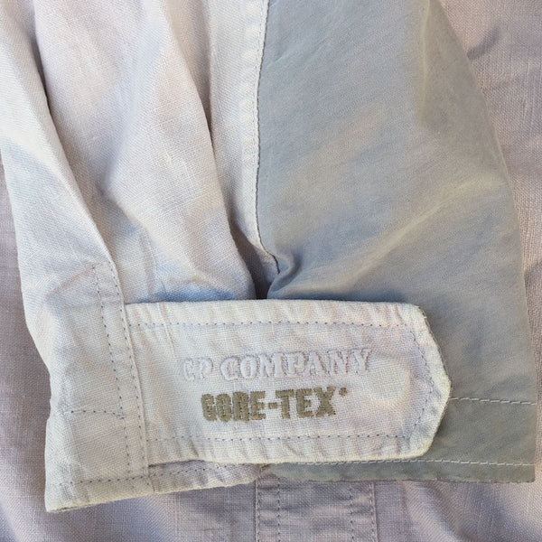 cp company and gore tex logos