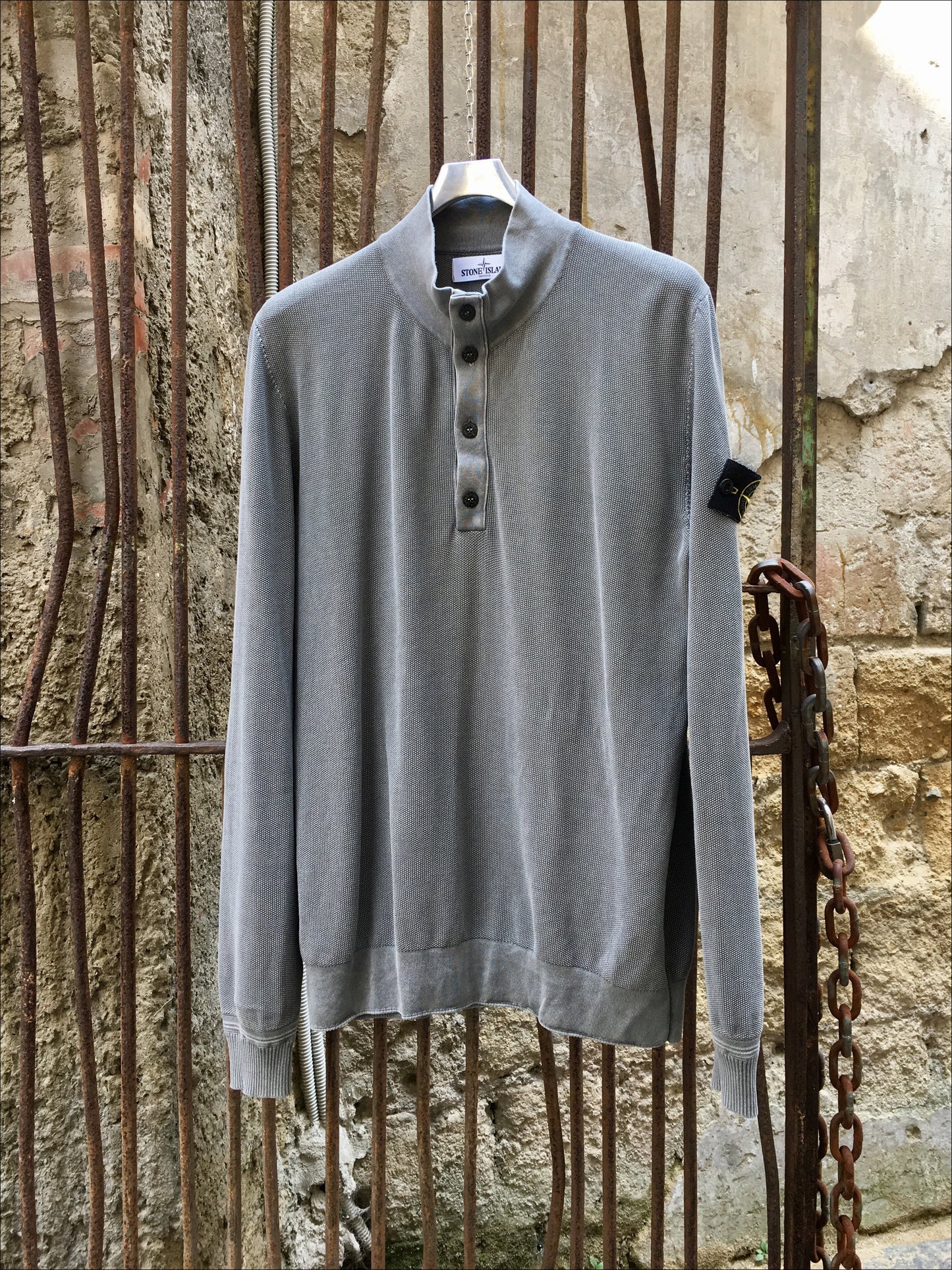 Stone Island SS 2013 Half Button Sweater - XL
