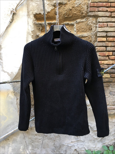 Stone Island AW 2005 Half Zip Wool Knit 