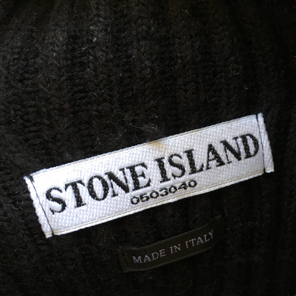 Stone Island AW 2005 Half Zip Wool Knit - S/M