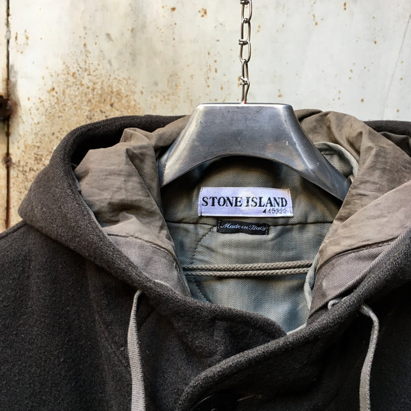 Stone Island AW 2001 Short Wool Parka - L/XL