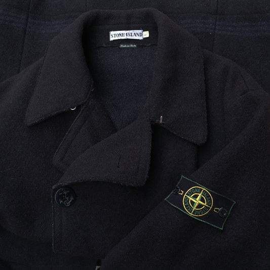 Vintage Stone Island AW 1995 Wool Pea Coat by Massimo Osti