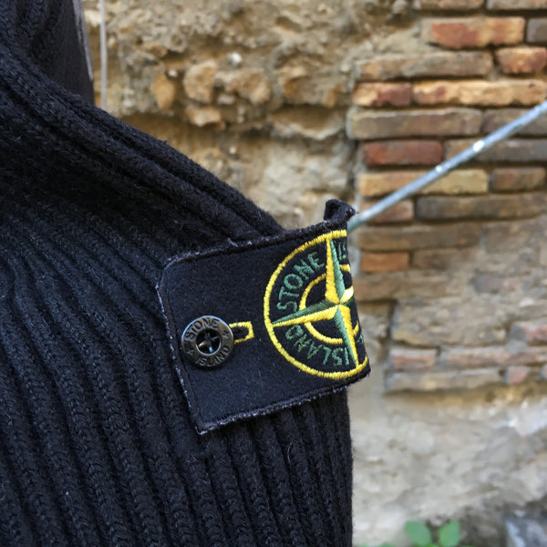 Stone Island AW 2005 Half Zip Wool Knit - S/M