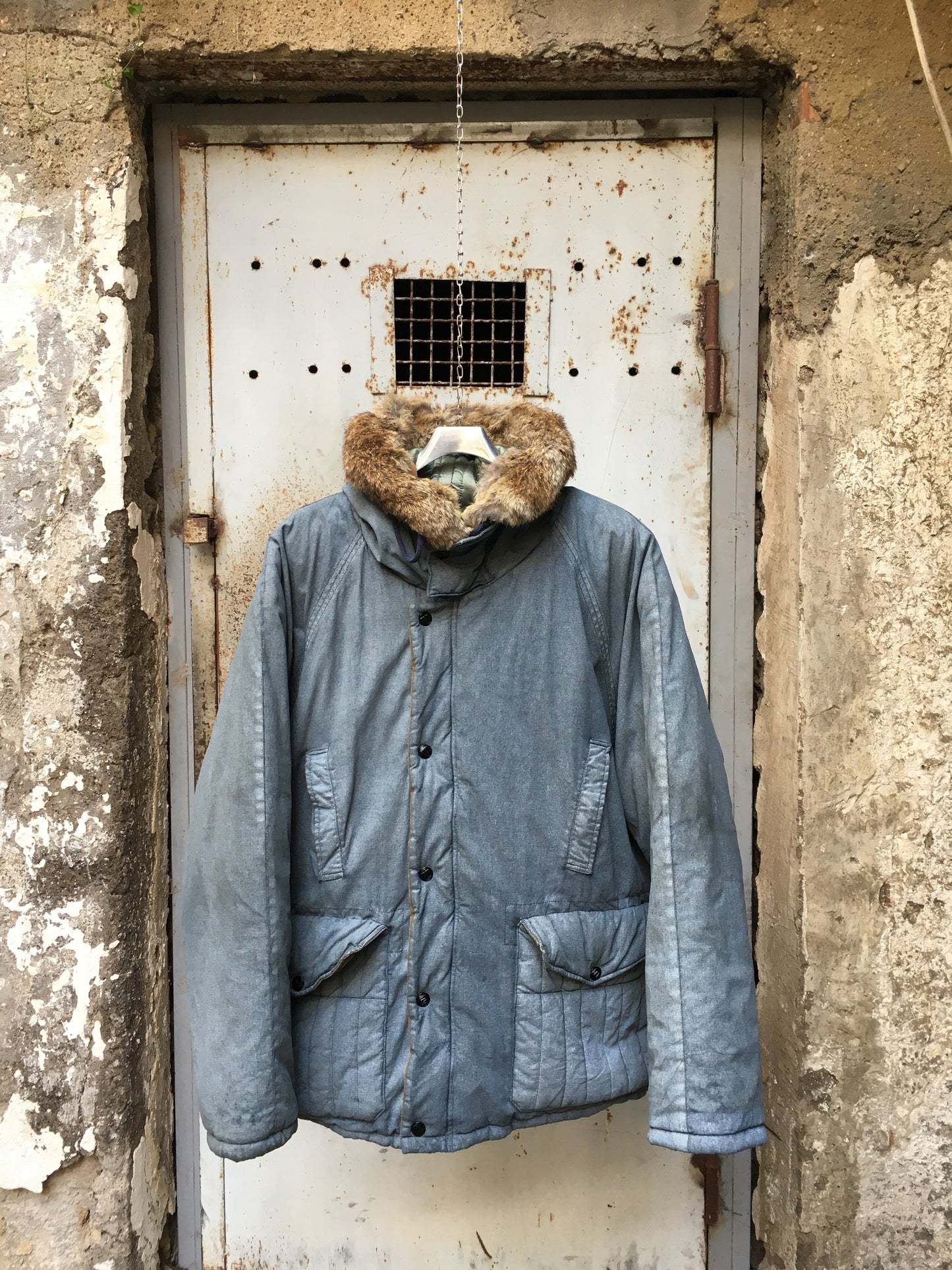 vintage Boneville Navy Arctic Late 80s Technical Parka by massimo osti