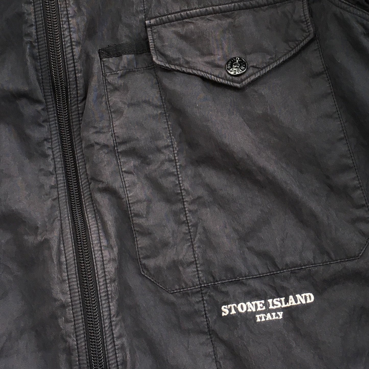 Stone Island AW 2005 Cotton Nylon Garment Dyed Overshirt - XS/S