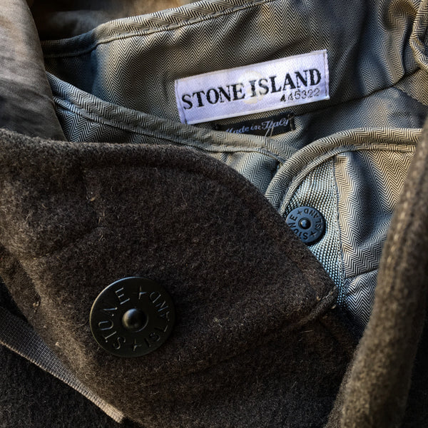 Stone Island AW 2001 Short Wool Parka - L/XL