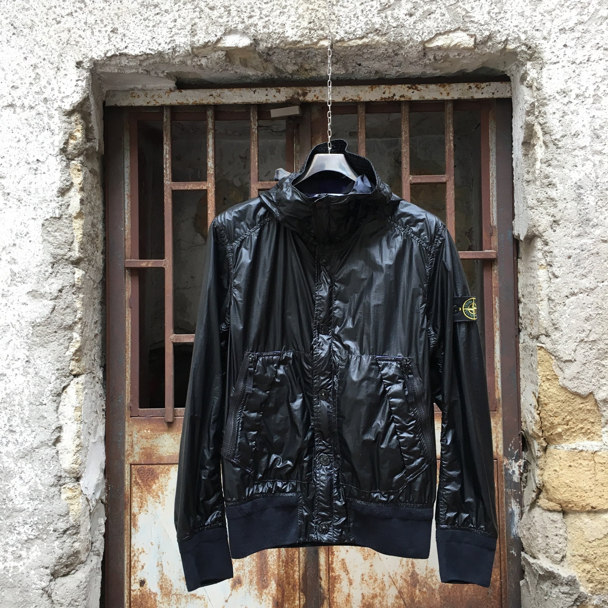 Stone Island SS 2013 Glass Hooded Bomber Jacket