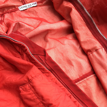 Stone Island SS 2008 Superlight Resined Nylon Hooded Jacket - S/M