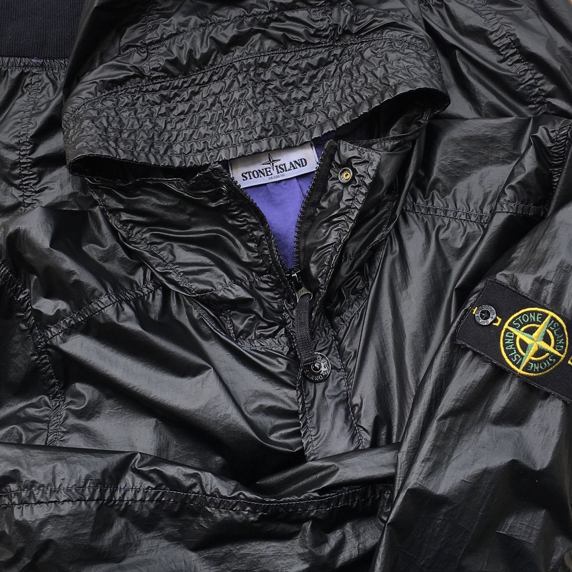 Stone Island SS 2013 Glass Hooded Bomber Jacket