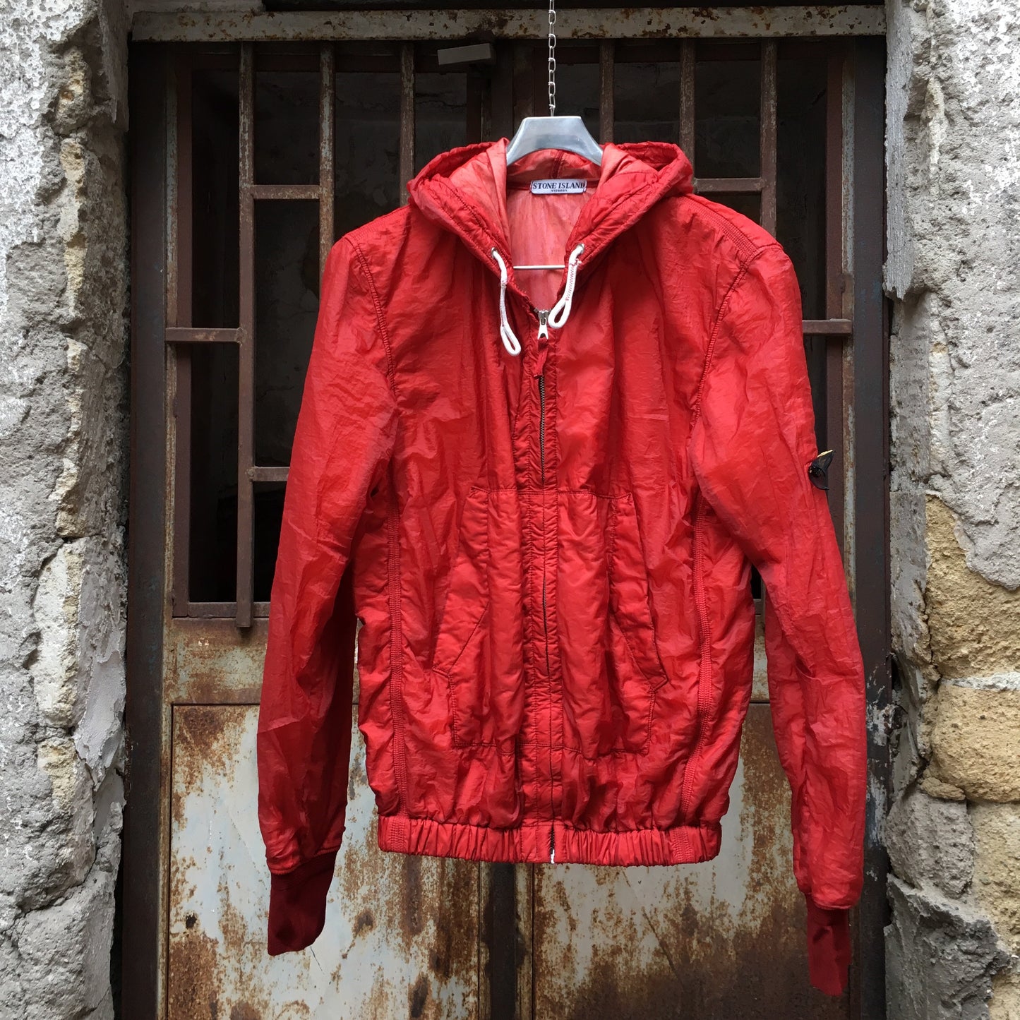 Stone Island SS 2008 Superlight Resined Nylon Hooded Jacket