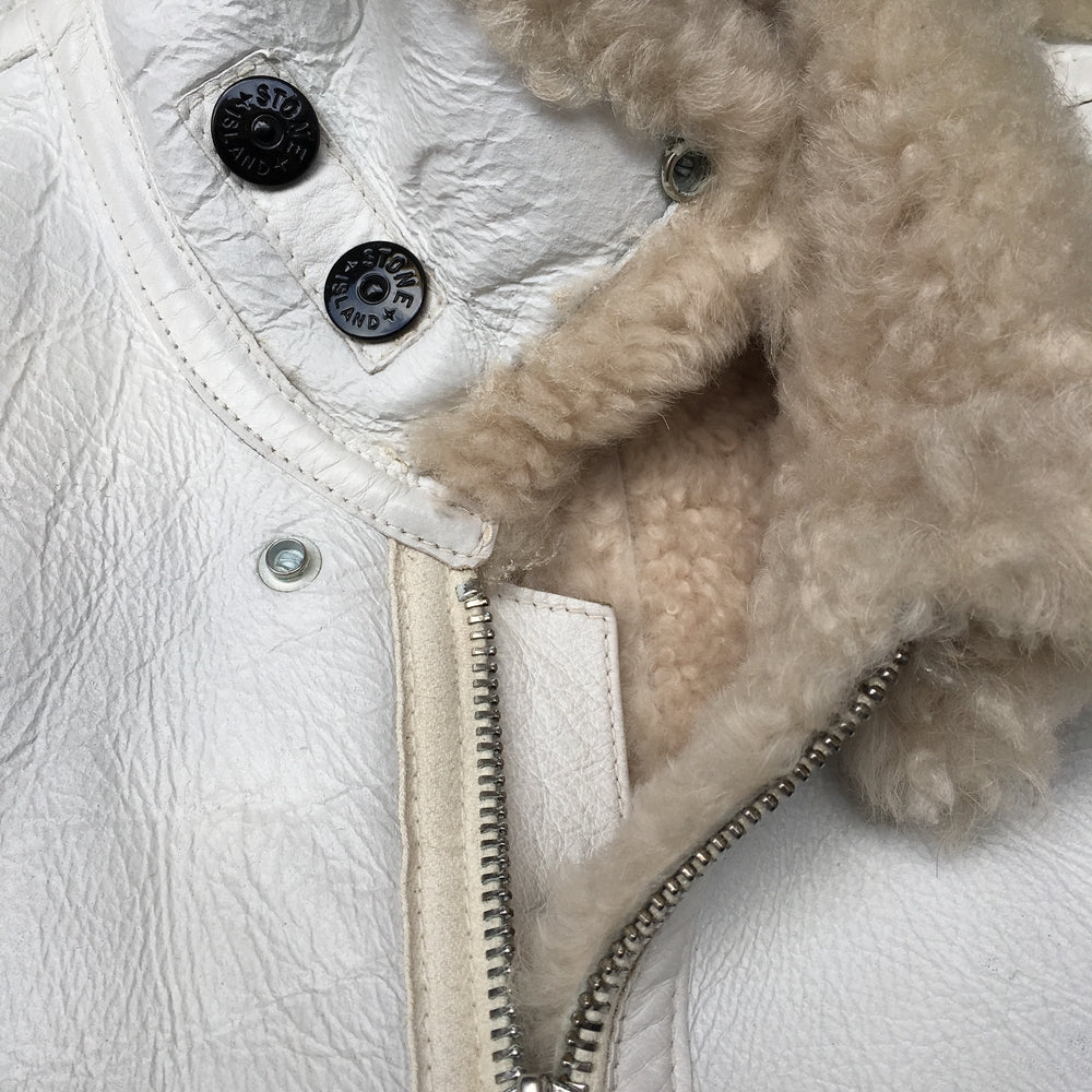Stone Island AW 2006 Hand Painted Sheepskin Jacket (M/L)