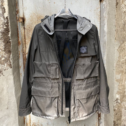 Plurimus NO_S05_1A Reflective Hooded Field Jacket (S)
