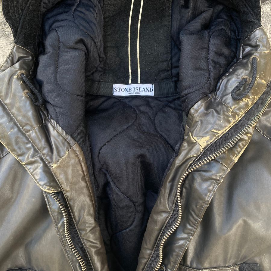 2010AW STONE ISLAND WAXED ICE 2 JACKET-