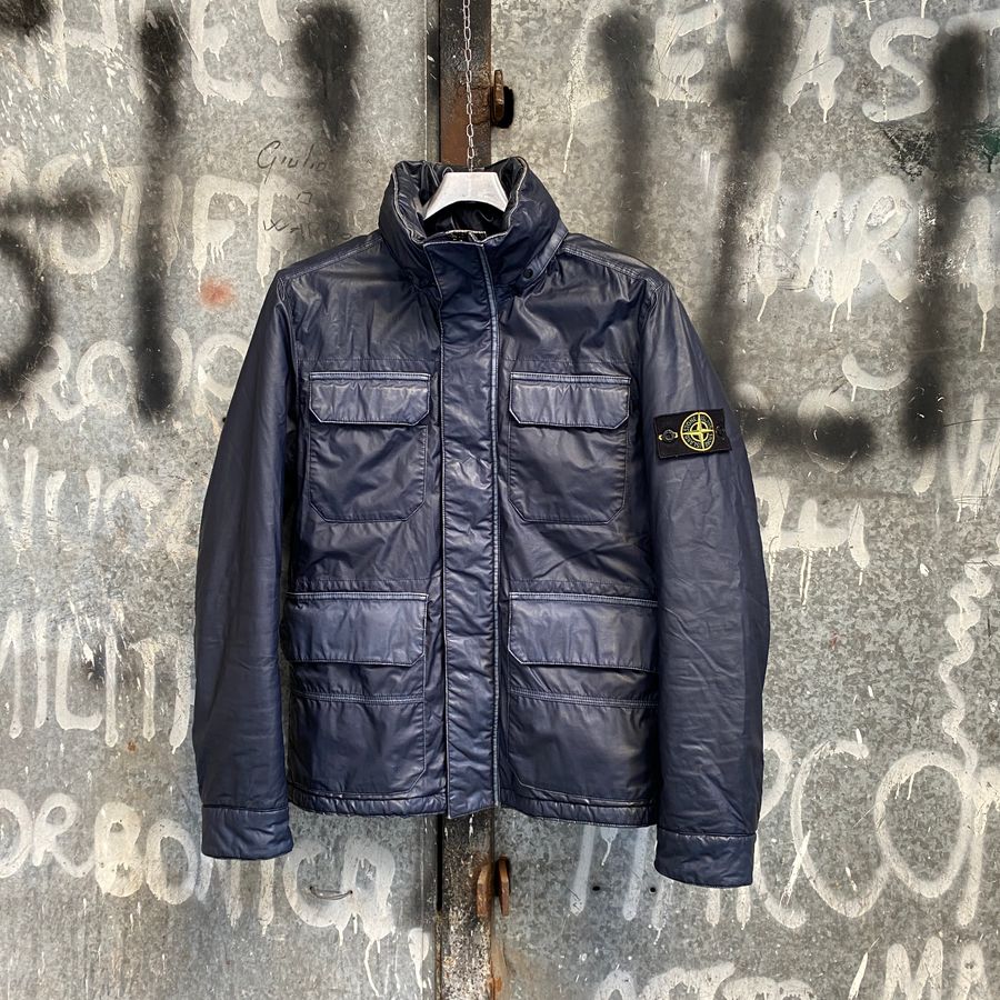 stone island mussola gommata field jacket aw 2011 2012