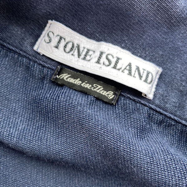 stone island made in italy label