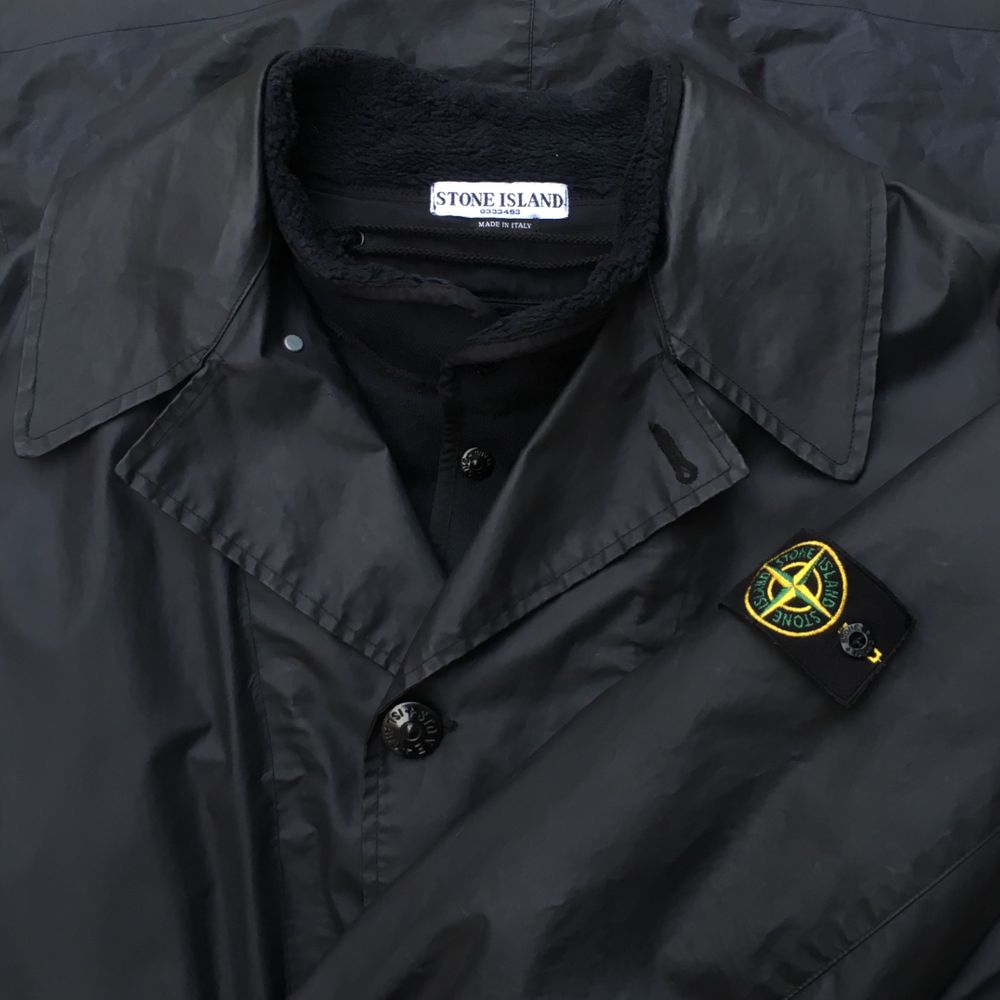 stone island aw 2004 trench coat designed by paul harvey