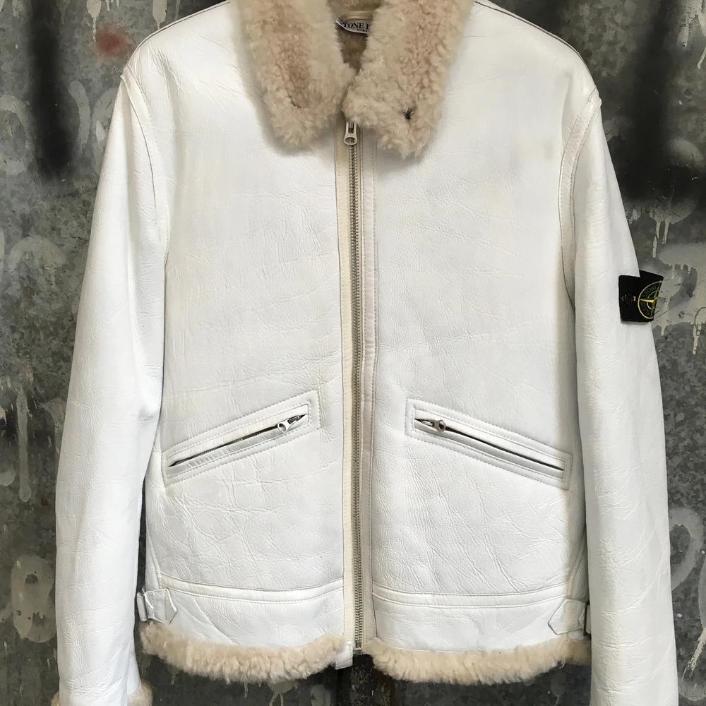 Stone Island AW 2006 Hand Painted Sheepskin Jacket (M/L)