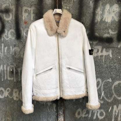 Stone Island AW 2006 Hand Painted Sheepskin Jacket (M/L)