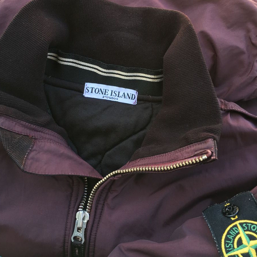 stone island aw 2010 bomber jacket purple