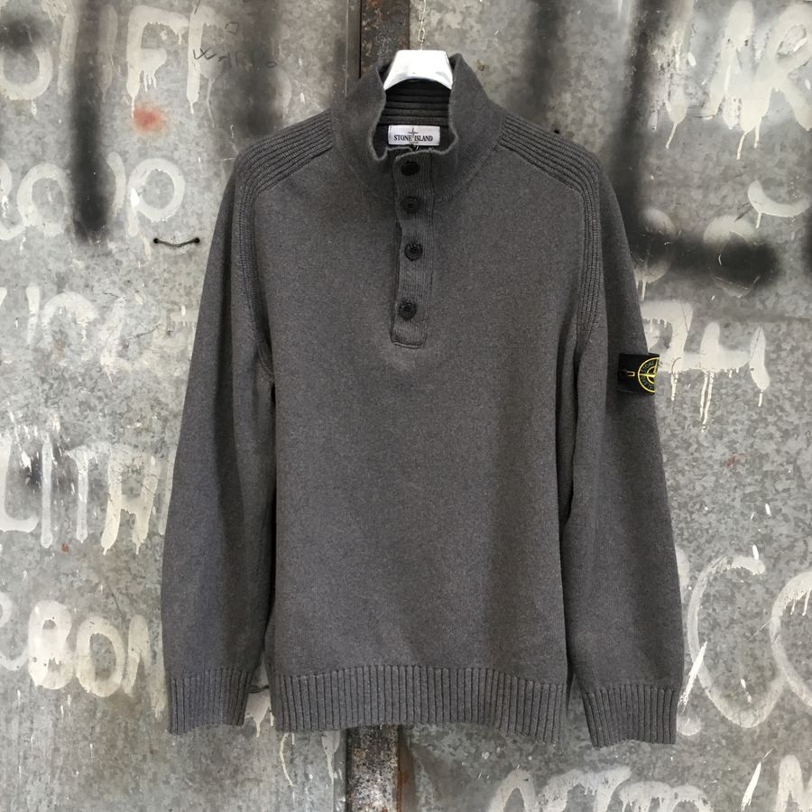 stone-island aw 2012 knit sweater grey