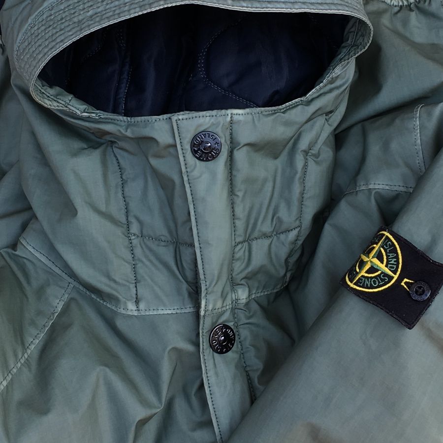 stone island mussola gommata bomber jacket from 2013